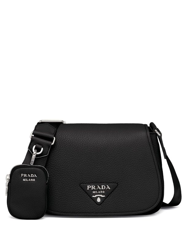 Prada leather shoulder bag