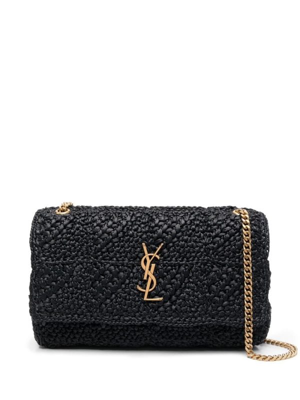 Saint Laurent woven chain strap bag