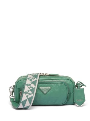 Prada logo-plaque shoulder bag