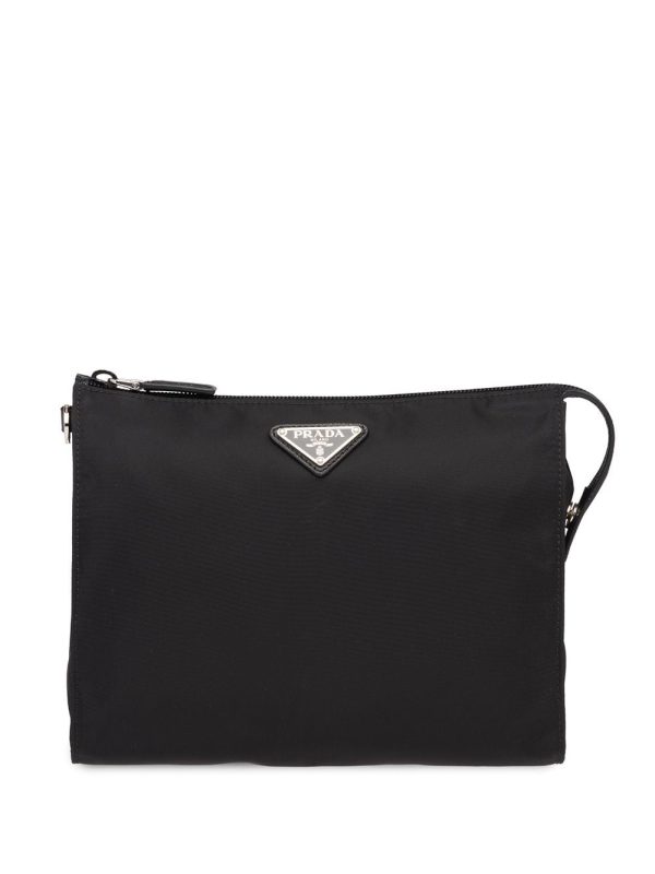 Prada Re-Nylon and Saffiano leather pouch