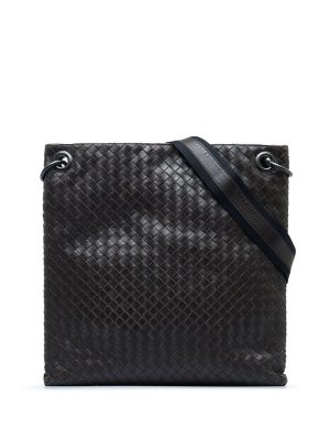 Bottega Veneta   Intrecciato leather crossbody bag