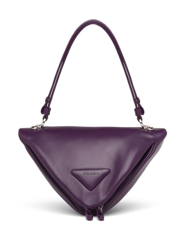 Prada logo-patch tote bag