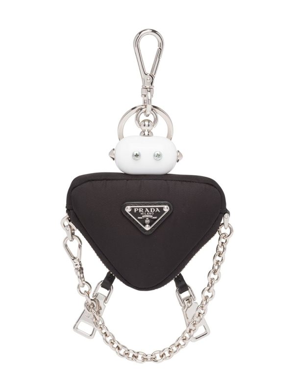Prada robot triangle pouch