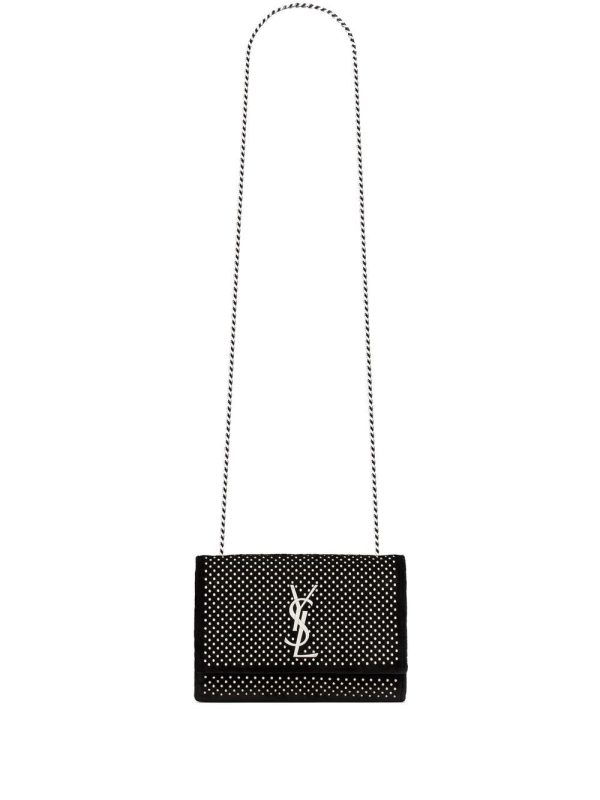 Saint Laurent small rhinestone-embellished Kate chain bag