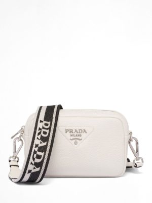 Prada logo-plaque crossbody bag