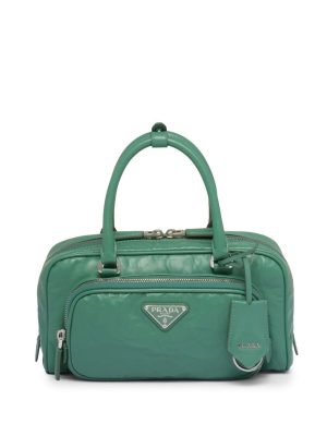 Prada leather tote bag