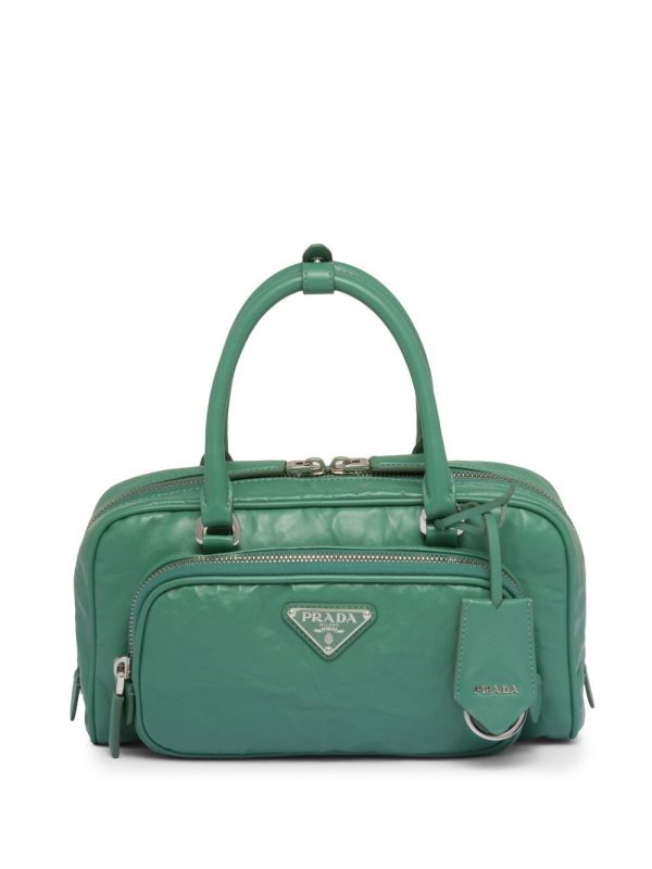 Prada leather tote bag