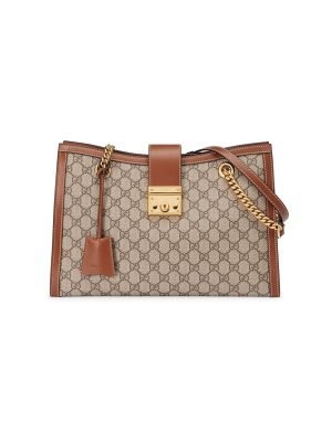 Gucci Padlock GG Supreme canvas shoulder bag
