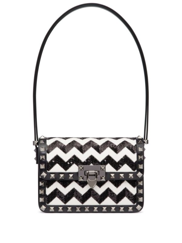 Valentino Garavani Rockstud23 leather shoulder bag
