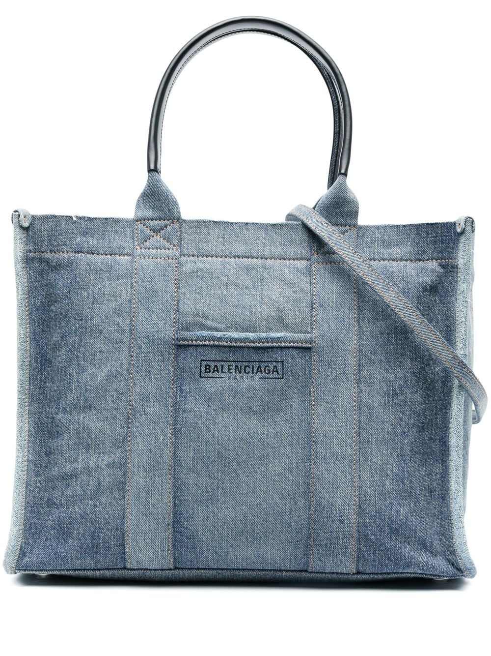 Balenciaga Hardware denim belt bag