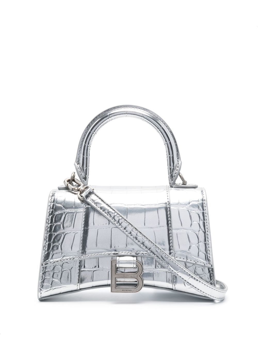 Balenciaga Hourglass XS embossed tote bag