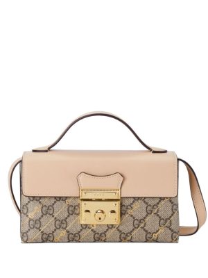Gucci mini Padlock Horsebit-print tote bag