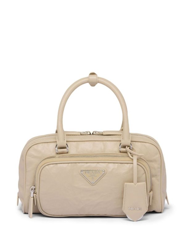 Prada leather tote bag
