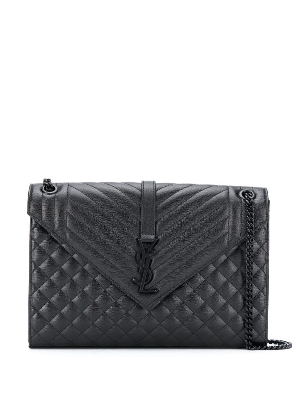 Saint Laurent Envelope quilted shoulder bag