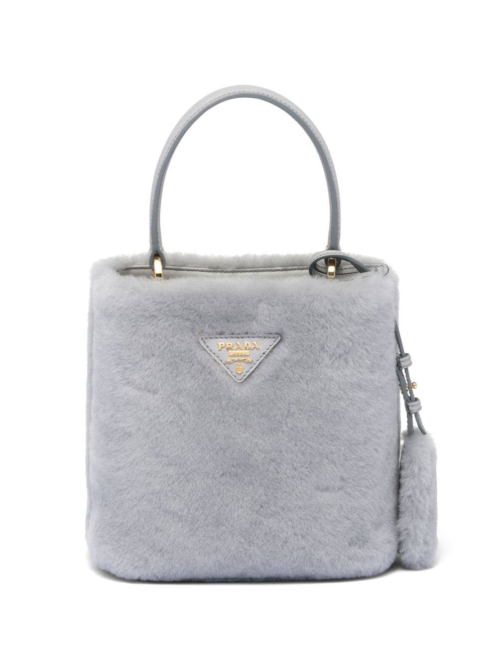 Prada Panier shearling mini-bag