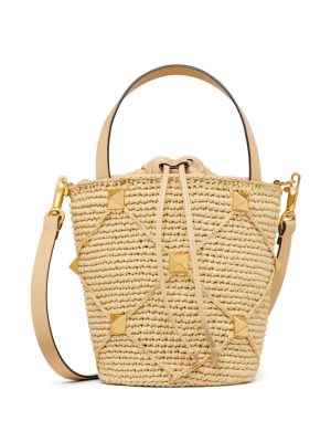 Valentino Garavani Roman Stud interwoven bucket bag
