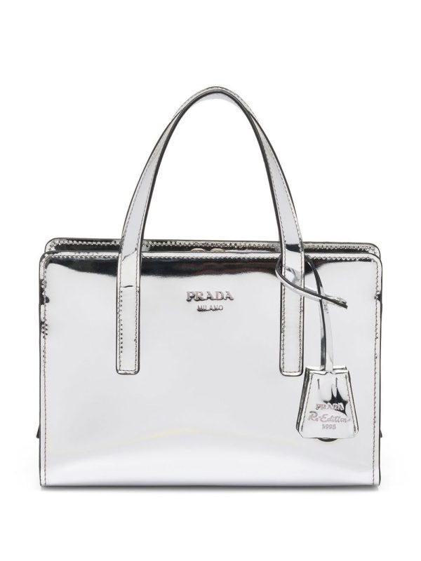 Prada Re-Edition 1995 metallic tote bag