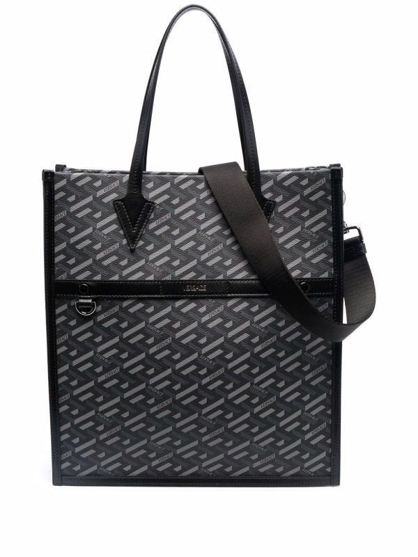 Versace Greca Signature tall tote bag