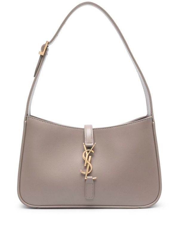 Saint Laurent Le 5 à 7 monogram-plaque shoulder bag