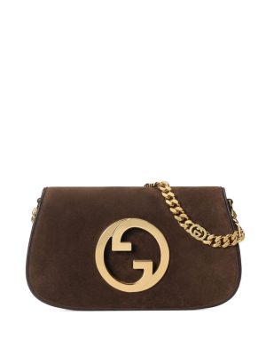 Gucci small Blondie suede shoulder bag