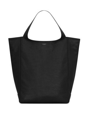 Saint Laurent logo-patch tote bag