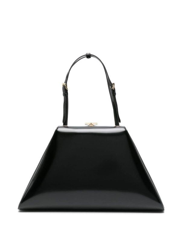 Prada patent-leather tote bag