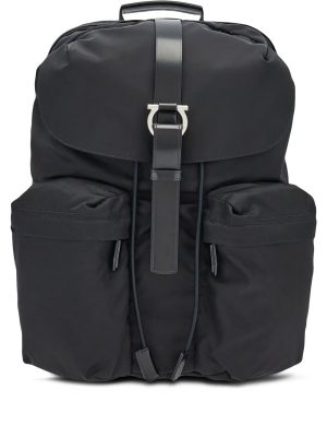 Ferragamo Gancini-buckle technical backpack