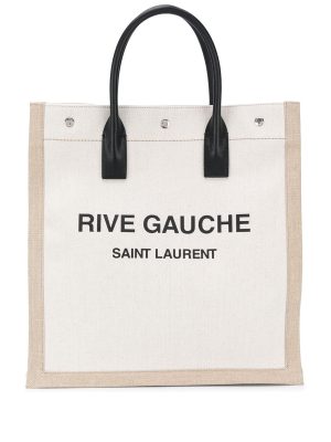 Saint Laurent logo-print tote bag