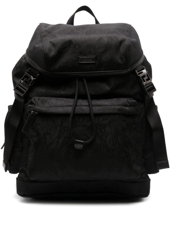 Versace Neo Nylon jacquard backpack