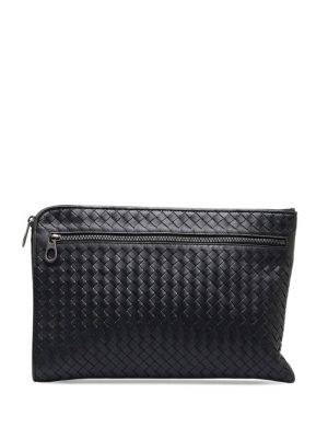 Bottega Veneta   Intrecciato zipped clutch