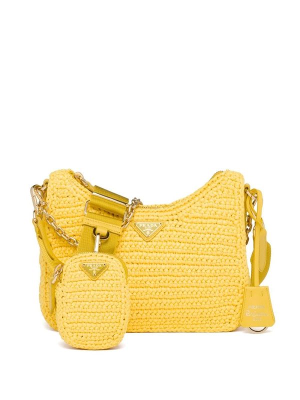 Prada Re-Edition 2005 crochet-knit shoulder bag