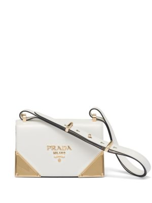 Prada leather shoulder bag