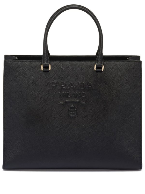 Prada medium saffiano leather tote bag