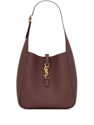 Saint Laurent Le 5 à 7 monogram-plaque shoulder bag