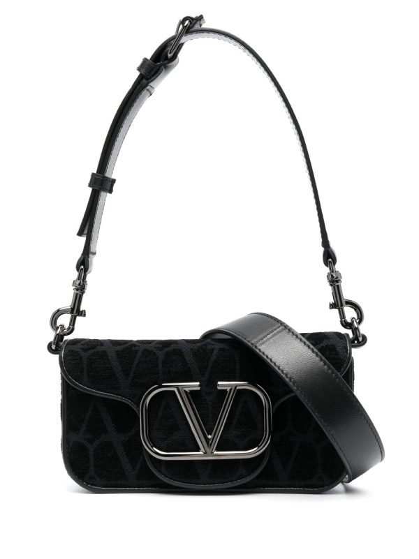Valentino Garavani VLogo Signature canvas shoulder bag