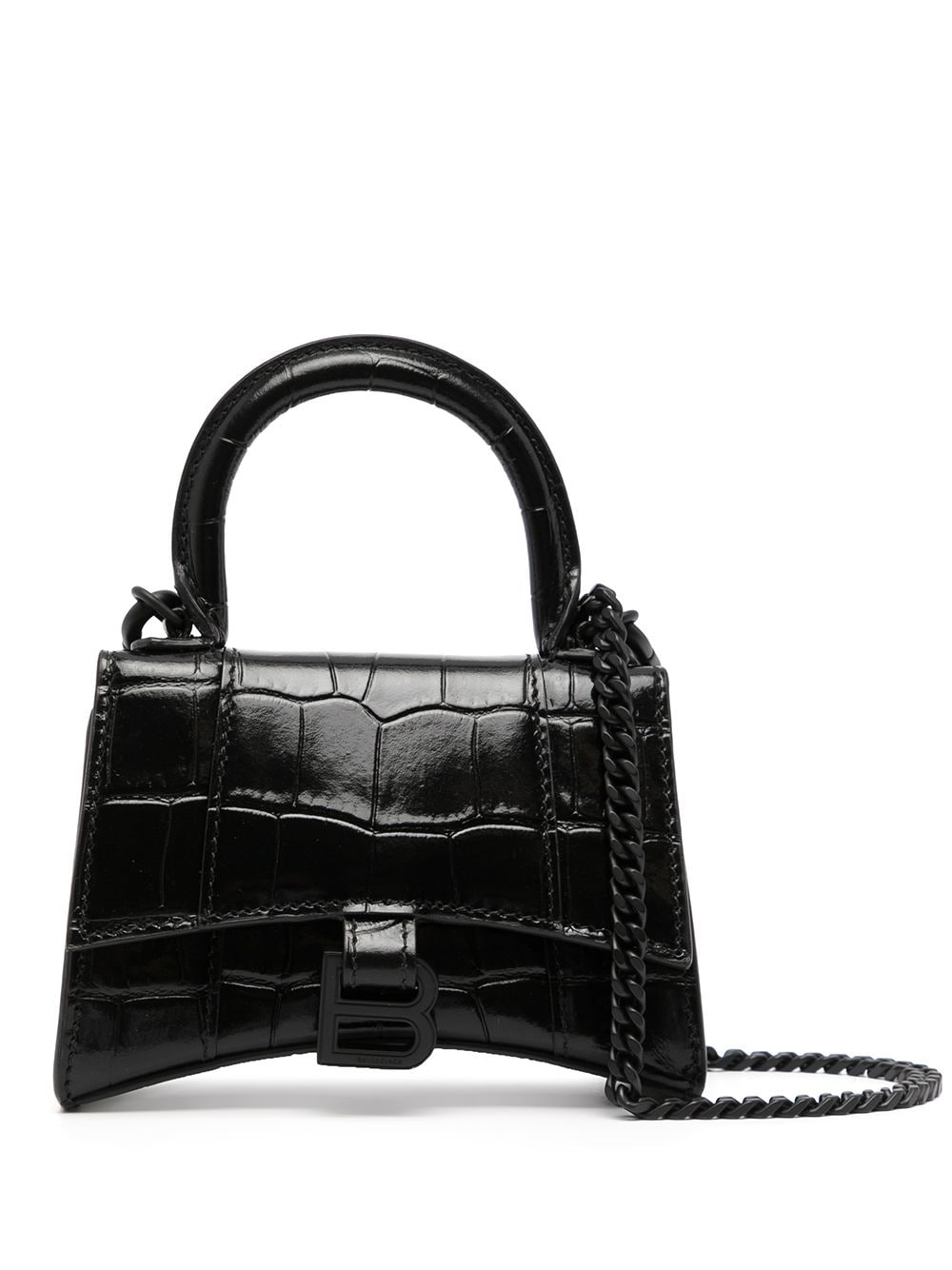 Balenciaga Hourglass embossed mini bag