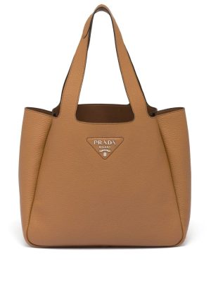 Prada leather tote bag