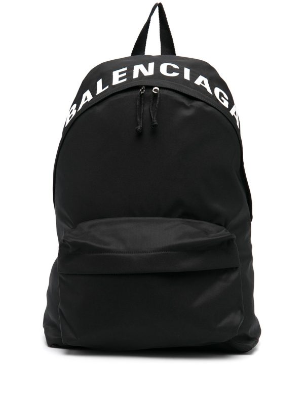 Balenciaga Wheel logo-print backpack