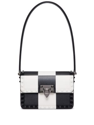 Valentino Garavani small Rockstud23 chess-print shoulder bag