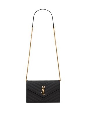 Saint Laurent logo-plaque crossbody bag