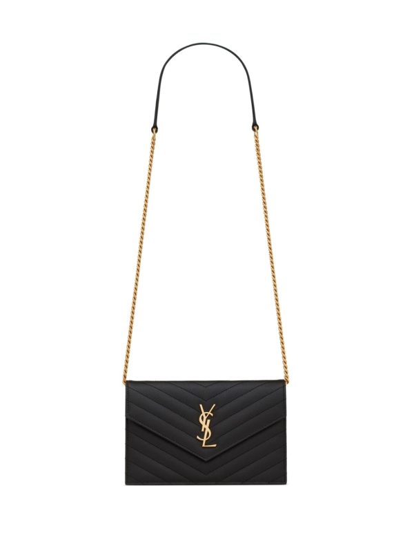 Saint Laurent logo-plaque crossbody bag