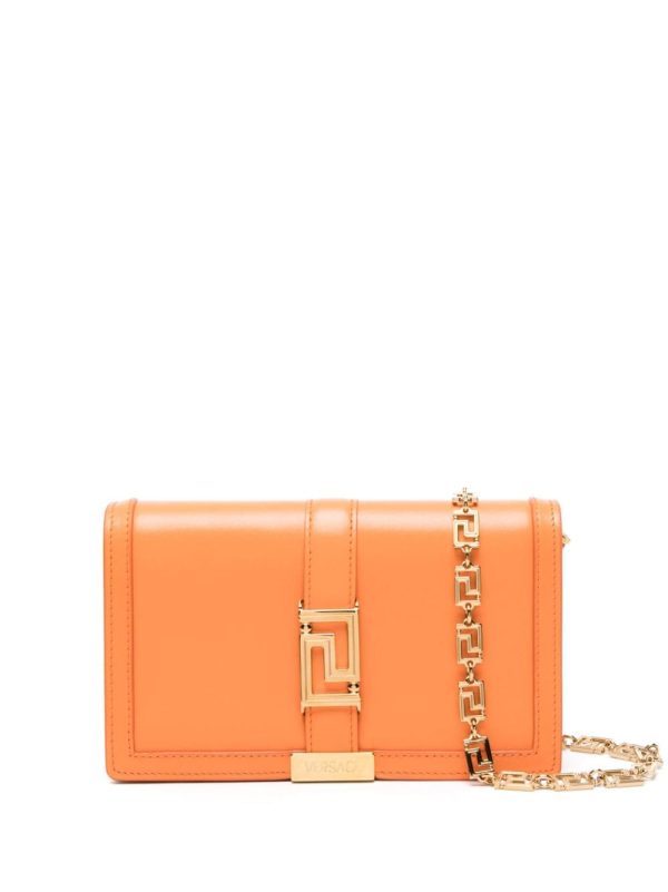 Versace mini Greca Goddess leather crossbody bag