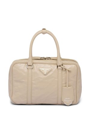 Prada medium leather tote bag