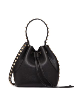 Valentino Garavani Rockstud leather bucket bag