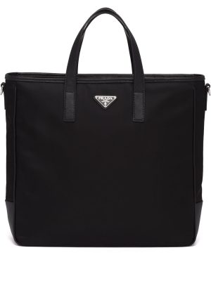 Prada Re-Nylon logo tote bag
