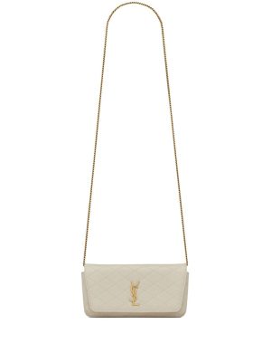 Saint Laurent Gaby quilted leather phone case