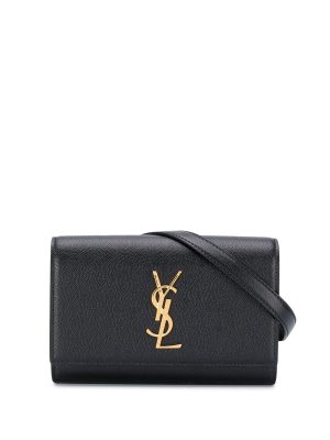 Saint Laurent logo-plaque belt bag