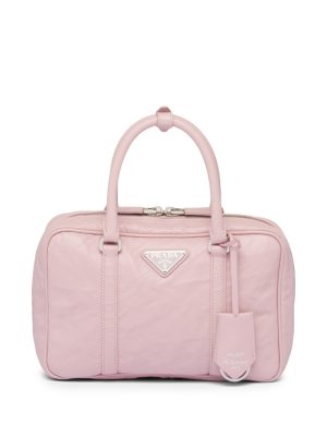 Prada medium leather tote bag