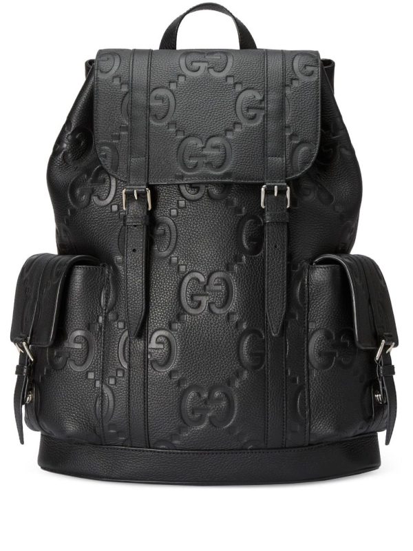 Gucci Jumbo GG leather backpack