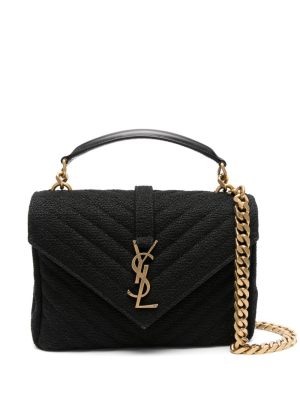 Saint Laurent medium College bouclé tote bag